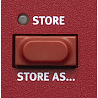 Nord Bouton Store (Rouge) pour clavier Nord - Vue 1